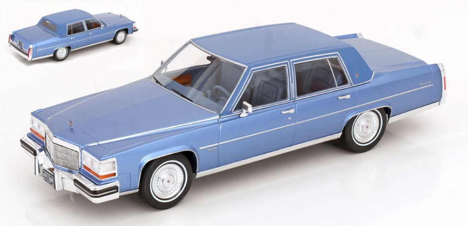 MODELLINO ModelCarGroup CADILLAC FLEETWOOD BROUGHAM 1982 LIGHT BLUE 1:18 MODEL SCALE MCG18252 250506