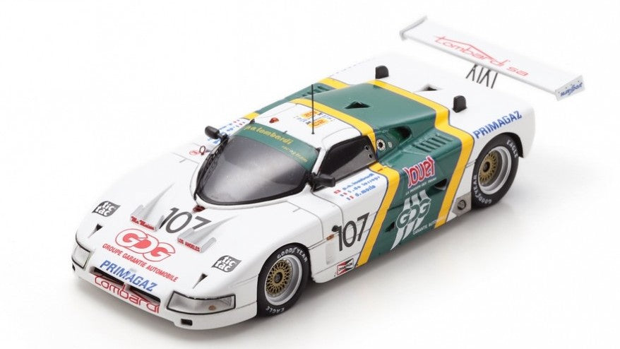 MODELLINO Spark Model SPICE SE87C N.107 24 H LE MANS 1990 LOMBARDI-MORIN-LESSEPS 1:43 MODEL SCALE S6816 250506