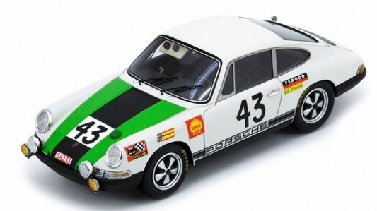 MODELLINO Spark Model PORSCHE 911T N.43 12th 24 H LE MANS 1968 J.P.GABAN-R.VANDERSCHRICK 1:43 MODEL SCALE S9738 250506