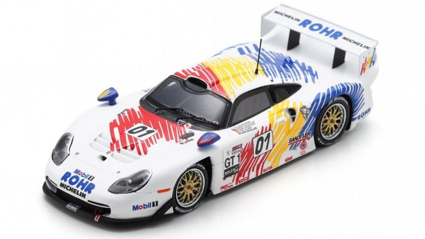 MODELLINO Spark Model PORSCHE 911 GT1 EVO N.01 2nd 24H DAYT.1998 MCNISH-SULL.MULL.ALZ.MULL1:43 MODEL SCALE US206 250506