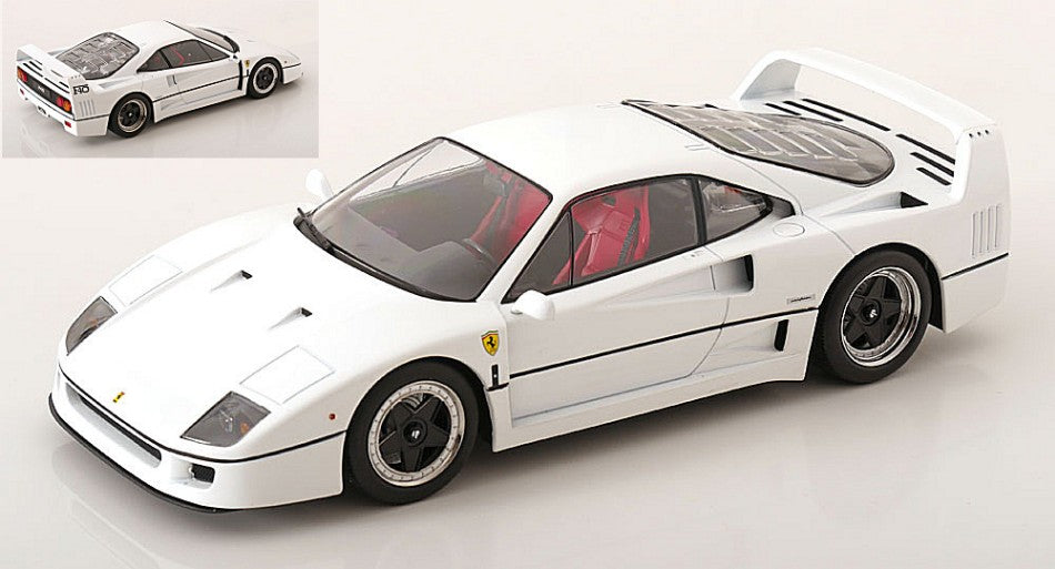 FERRARI F40 BRUNEI WHITE 1:18 Scala 1:18 KK Scale