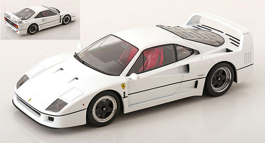 FERRARI F40 BRUNEI WHITE 1:18 Scala 1:18 KK Scale