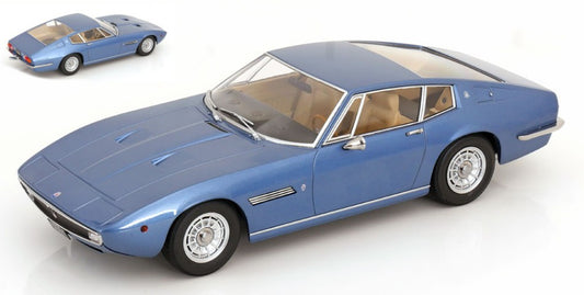 MODELLINO KK Scale MASERATI GHIBLI COUPE' 1969 METALLIC BLUE 1:18 MODEL SCALE KKDC181271 250506