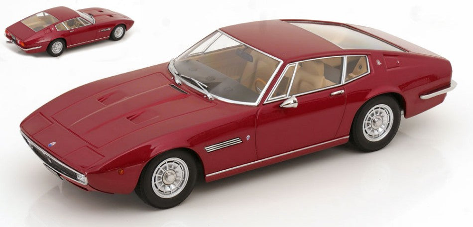 MODELLINO KK Scale MASERATI GHIBLI COUPE' 1969 METALLIC RED 1:18 MODEL SCALE KKDC181273 250506