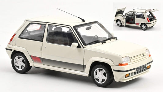 MODELLINO Norev RENAULT SUPERCINQ GT TURBO 1989 PANDA WHITE 1:18 MODEL SCALE NV185206 250506