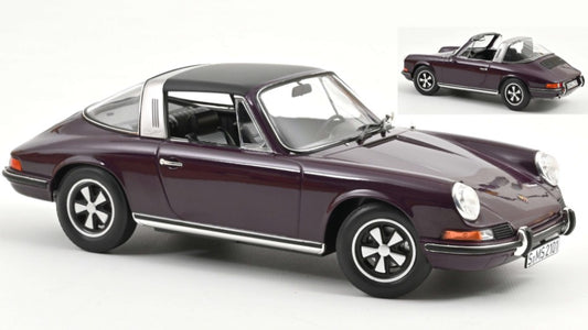 PORSCHE 911 E TARGA 1971 VIOLET 1:18 Scala 1:18 Norev