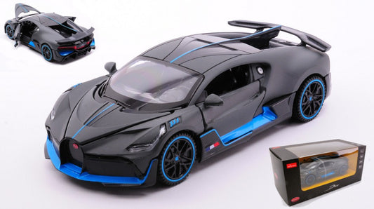 MODELLINO Rastar BUGATTI DIVO WITH SOUND GREY/BLUE 1:32 MODEL SCALE RAT64200 250506