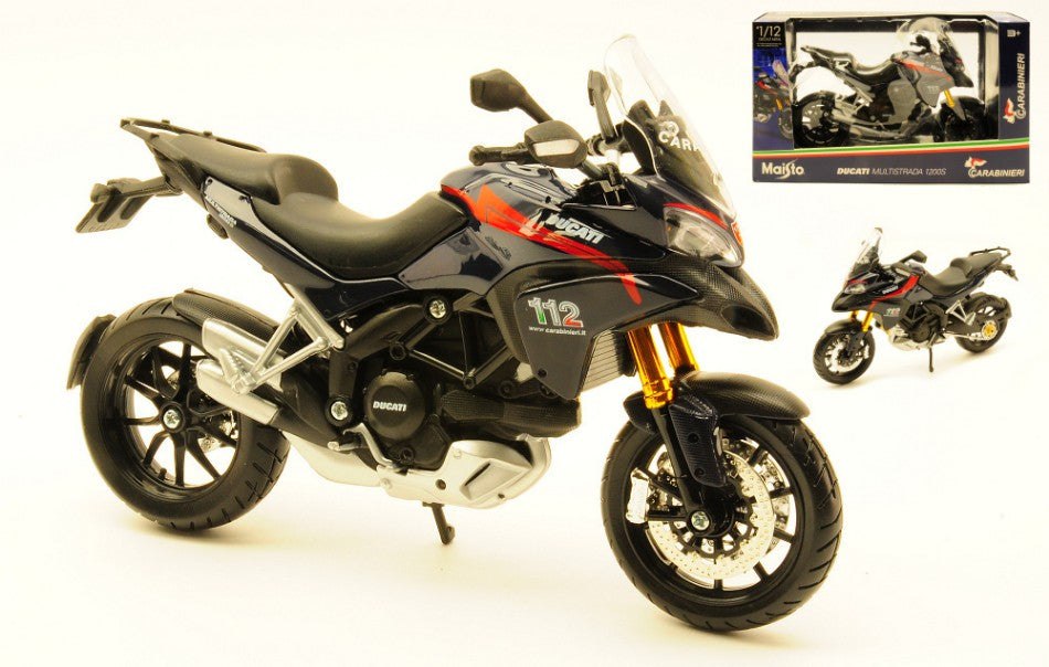 MODELLINO Maisto MOTO DUCATI MULTISTRADA CARABINIERI 1:12 MODEL SCALE MI10013CC 250506