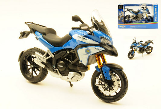 MODELLINO Maisto MOTO DUCATI MULTISTRADA POLIZIA ITALIANA 1:12 MODEL SCALE MI10013POL 250506
