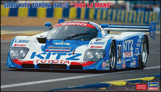 MODELLINO Hasegawa SARS KITZ TOYOTA 92C-V 24 H LE MANS 1992 KIT 1:24 MODEL SCALE HA20706 250506