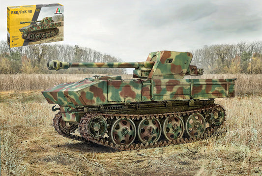 MODELLINO Italeri 7,5 cm RSO WITH PAK40 KIT 1:35 MODEL SCALE IT0355 250506
