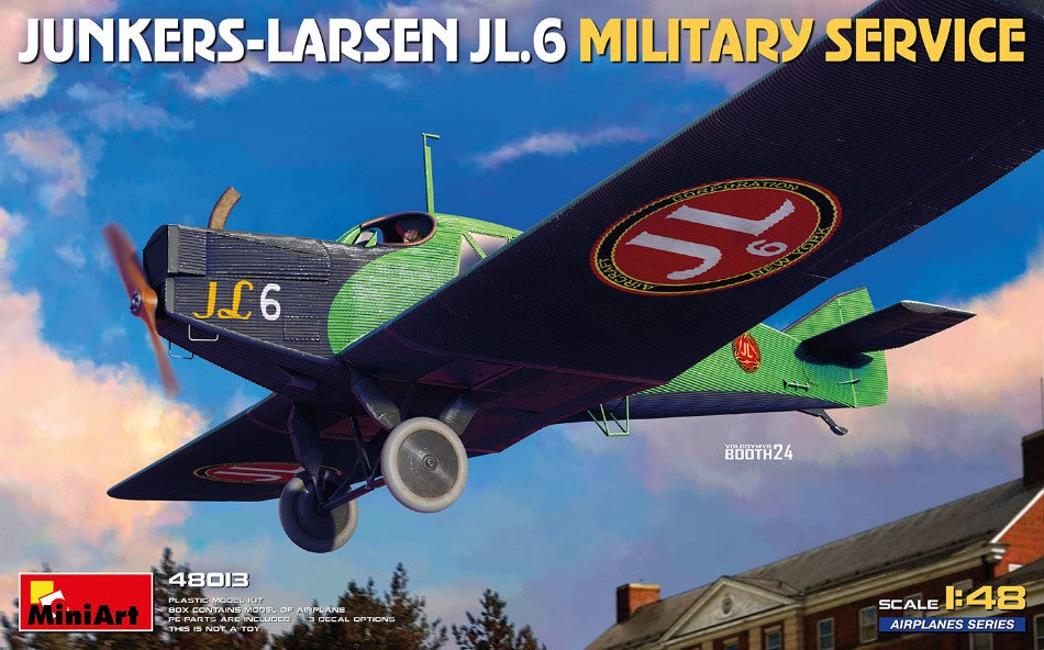 MODELLINO Miniart JUNKERS-LARSEN JL.6 MILITARY SERVICE KIT 1:48 MODEL SCALE MIN48013 250506