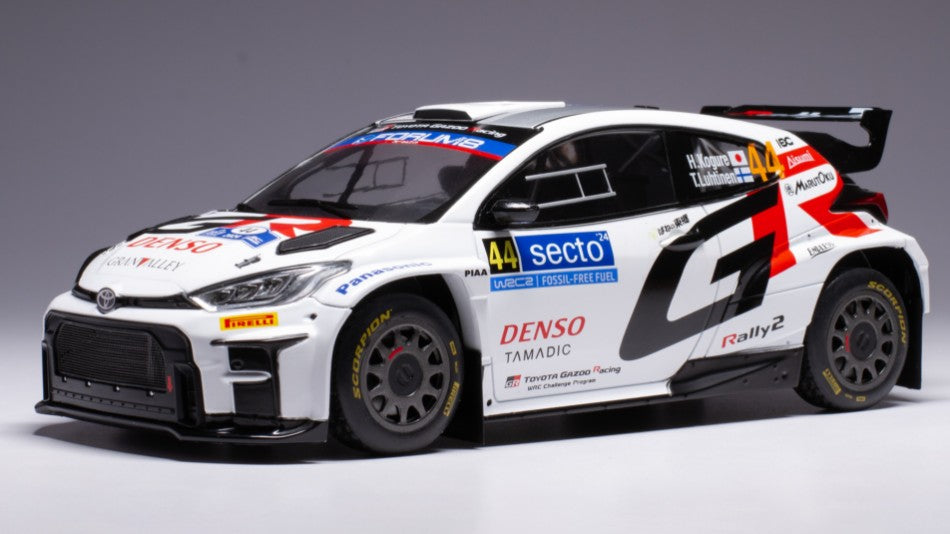 TOYOTA GR YARIS RALLY2 N.44 RALLY FINLAND 2024 KOGURE-LUHTINEN 1:18
 Scala 1:18 Ixo Model
