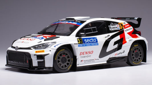 TOYOTA GR YARIS RALLY2 N.37 RALLY FINLAND 2024 YAMAMOTO-SALMINEN 1:18
 Scala 1:18 Ixo Model