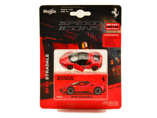 FERRARI SF90 STRADALE RED 1:64 Scala 1:64 Maisto