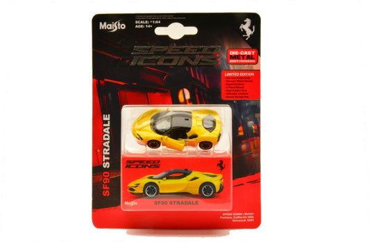FERRARI SF90 STRADALE YELLOW 1:64 Scala 1:64 Maisto