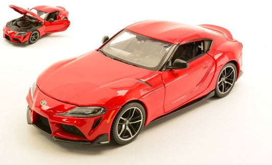 MODELLINO Maisto TOYOTA SUPRA GR 2022 RED 1:24 MODEL SCALE MI32917R 250506