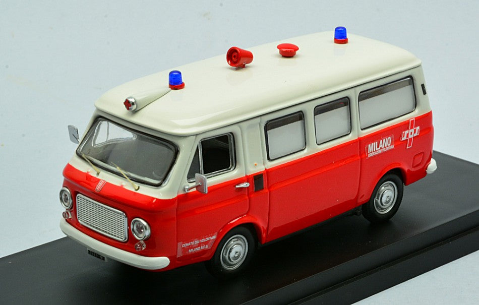 MODELLINO Rio FIAT 238 SOS MILANO - 07.02.1975 50mo ANNIVERSARIO 1:43 MODEL SCALE RI4746 250506
