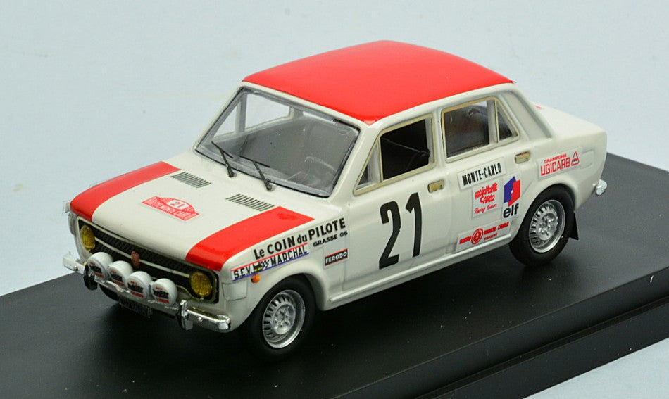 MODELLINO Rio FIAT 128 RALLY N.21 RALLY MONTE CARLO 1970 A.JALLOT-G.MARION 1:43 MODEL SCALE RI4747 250506