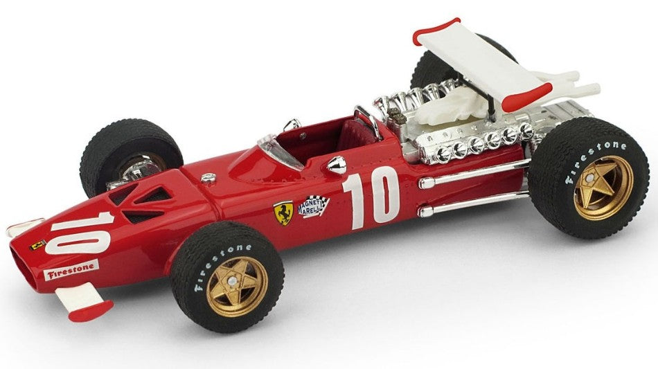 MODELLINO Brumm FERRARI 312 F1 PEDRO RODRIGUEZ 1969 N.10 6th ITALY GP 1:43 MODEL SCALE BM0256 250506