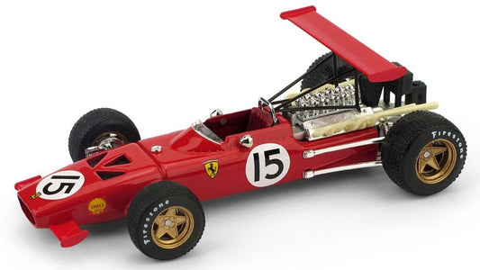 MODELLINO Brumm FERRARI CHRIS AMON 1969 N.15 SPAIN GP 1:43 MODEL SCALE BM0301 250506