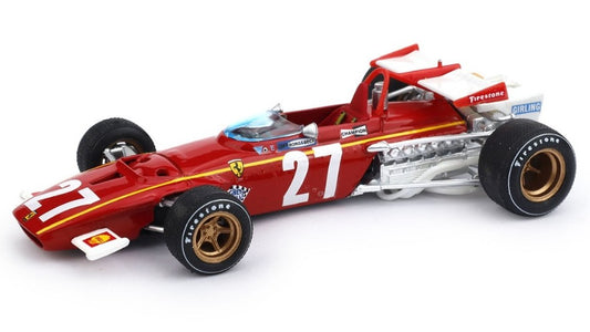 MODELLINO Brumm FERRARI 312 B J.ICKX 1970 N.27 8th BELGIUM GP 1:43 MODEL SCALE BM0444 250506