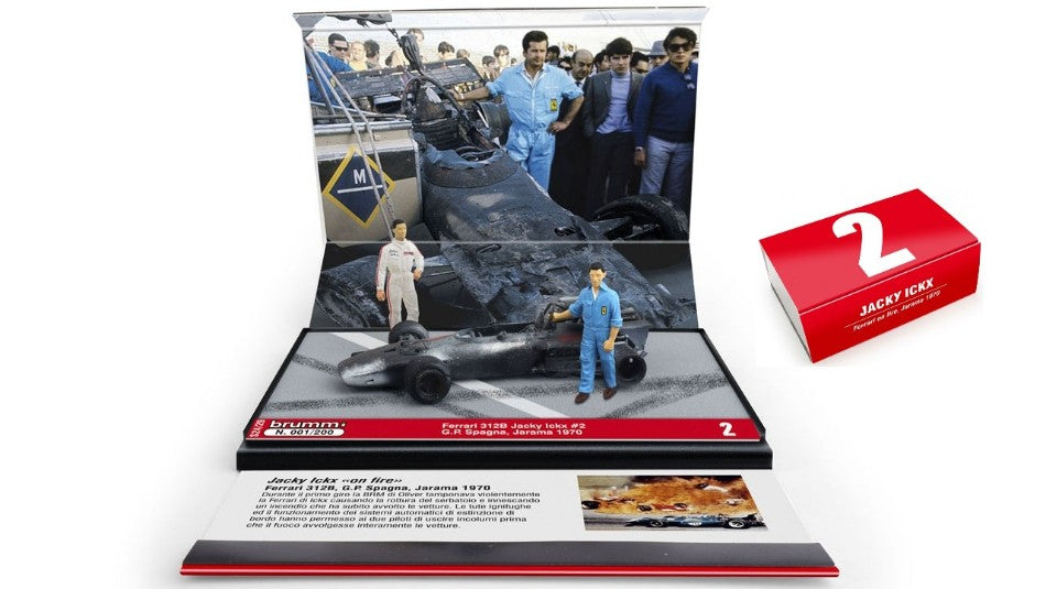 MODELLINO Brumm FERRARI 312B N.2 SPAGNA GP 1970 1:43 MODEL SCALE BMS2429 250506