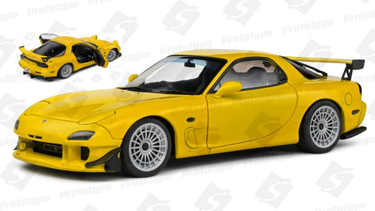 MAZDA RX-7 FD RS COUPE 1994 YELLOW 1:18 Scala 1:18 Solido