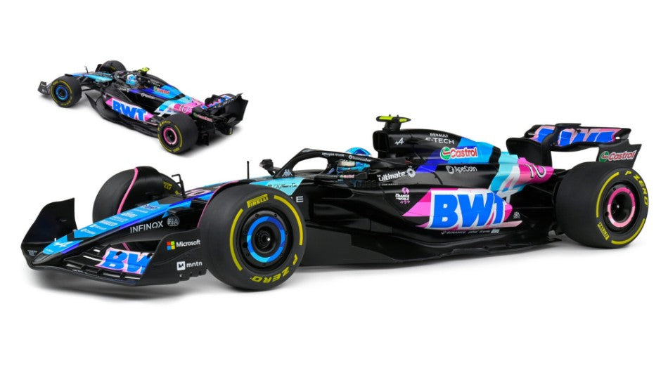 MODELLINO Solido ALPINE F1 A524 TEAM BWT ALPINE N.10 MONACO GP 2024 PIERRE GASLY 1:18 MODEL SCALE SL1814002 250506