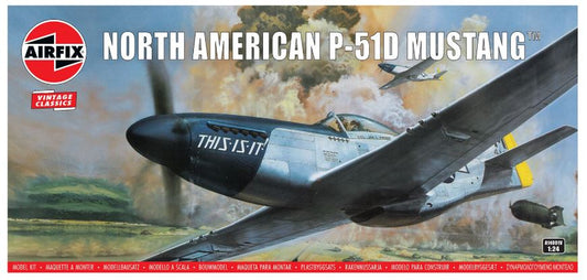 NORTH AMERICAN P-51D MUSTANG KIT 1:24 Scala 1:24 Airfix
