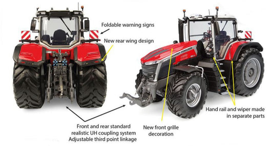 MODELLINO Universal Hobbies TRATTORE MASSEY FERGUSON 9S.425 PRODUCTION VERSION 1:32 MODEL SCALE UH6710 250506