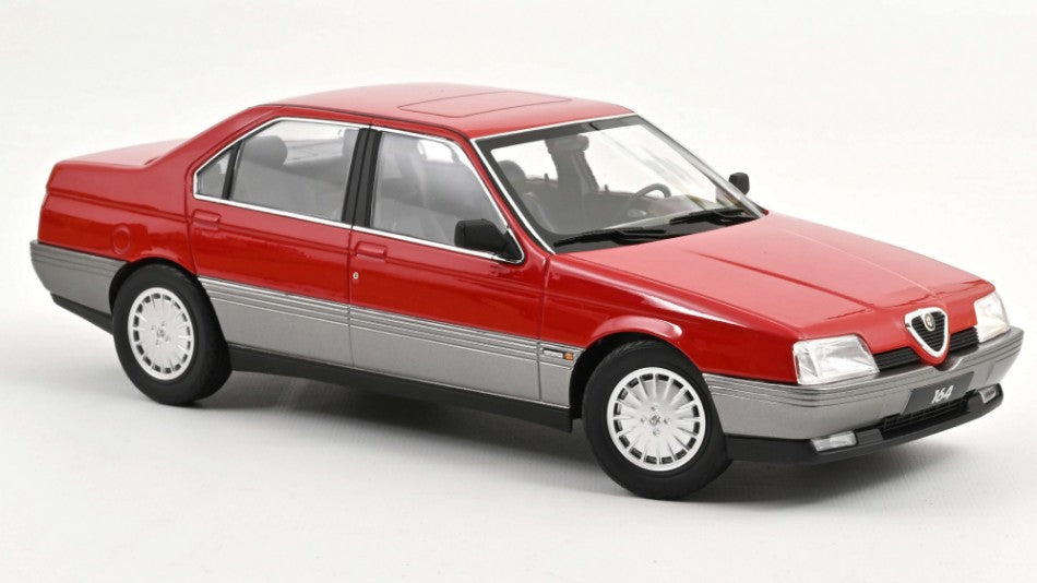 MODELLINO Norev ALFA ROMEO 164 1991 ROSSO ALFA 1:18 MODEL SCALE NV187866 250506