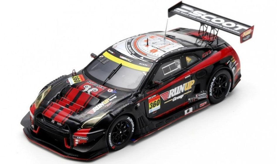 MODELLINO Spark Model RUNUP GT-R N.360 SUPER GT300 2024 OTAKI-AOKI-ARAKAWA-TANAKA 1:43 MODEL SCALE SGT185 250506
