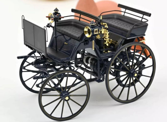 DAIMLER MOTORKUTSCHE 1886 DARK BLUE
 REPRODUCTION 1:18 Scala 1:18 Norev