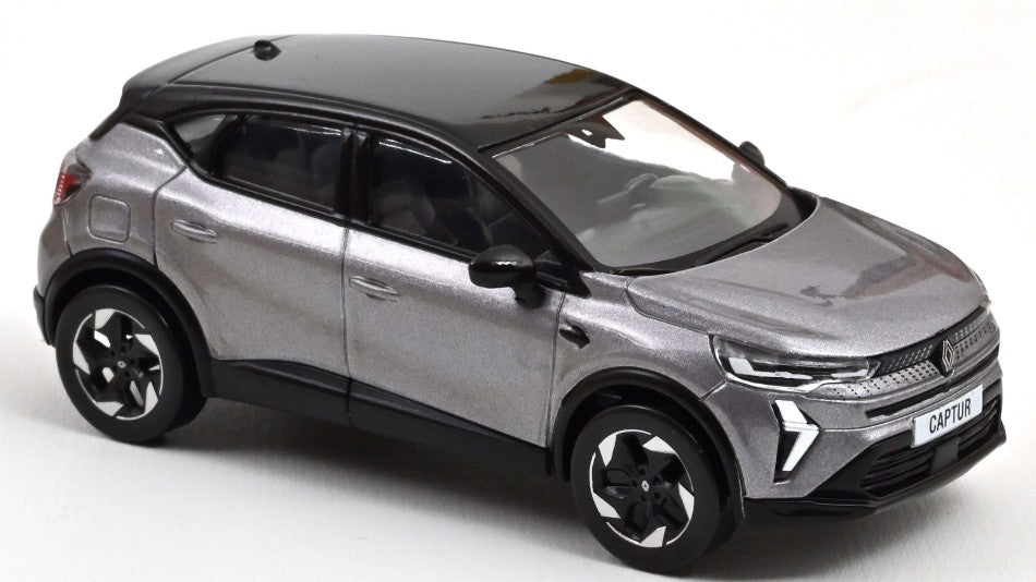 MODELLINO Norev RENAULT CAPTUR 2024 OYSTER GREY & BLACK 1:43 MODEL SCALE NV517767 250506
