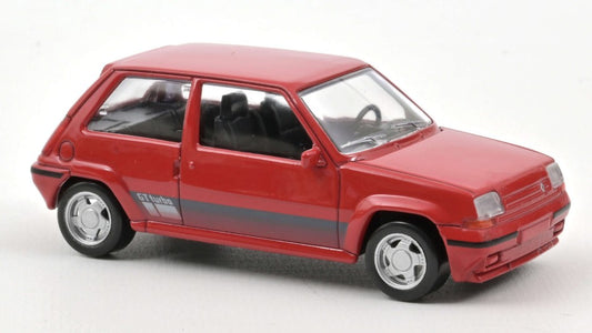 MODELLINO Norev RENAULT SUPERCINQ GT TURBO PH II 1988 RED JET CAR REPRODUCTION 1:43 MODEL SCALE NV510539R 250506