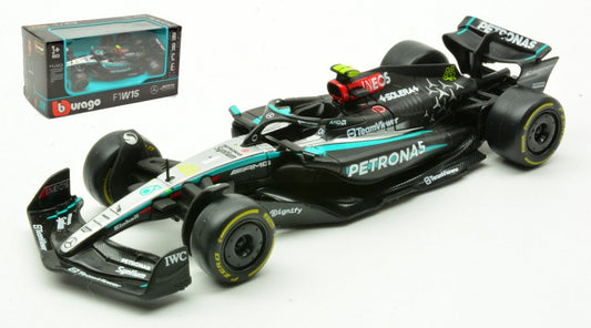 MODELLINO Burago MERCEDES AMG W15 N.44 2024 LEWIS HAMILTON 1:43 MODEL SCALE BU38208H 250506
