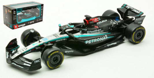 MODELLINO Burago MERCEDES AMG W15 N.63 2024 GEORGE RUSSELL 1:43 MODEL SCALE BU38208R 250506
