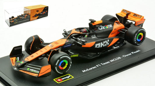 MCLAREN MCL 38 N.81 2024 OSCAR PIASTRI SIGNATURE 1:43 Scala 1:43 Burago