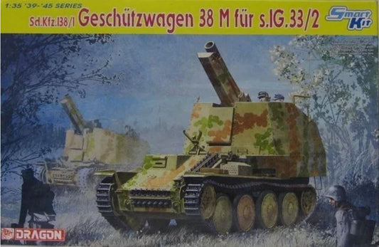 MODELLINO Dragon Sd.Kfz.138/1 GESCHUTZWAGEN 38 M Fur s.IG.33/2 SMART KIT 1:35 MODEL SCALE D6429 250506