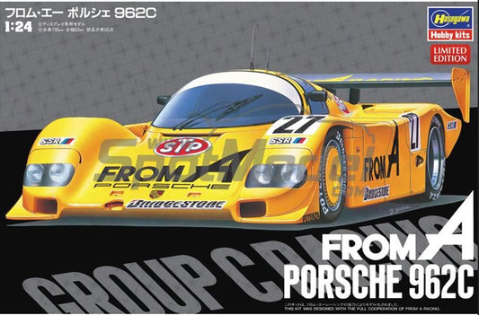 MODELLINO Hasegawa From A PORSCHE 962 C KIT 1:24 MODEL SCALE HA20718 250506