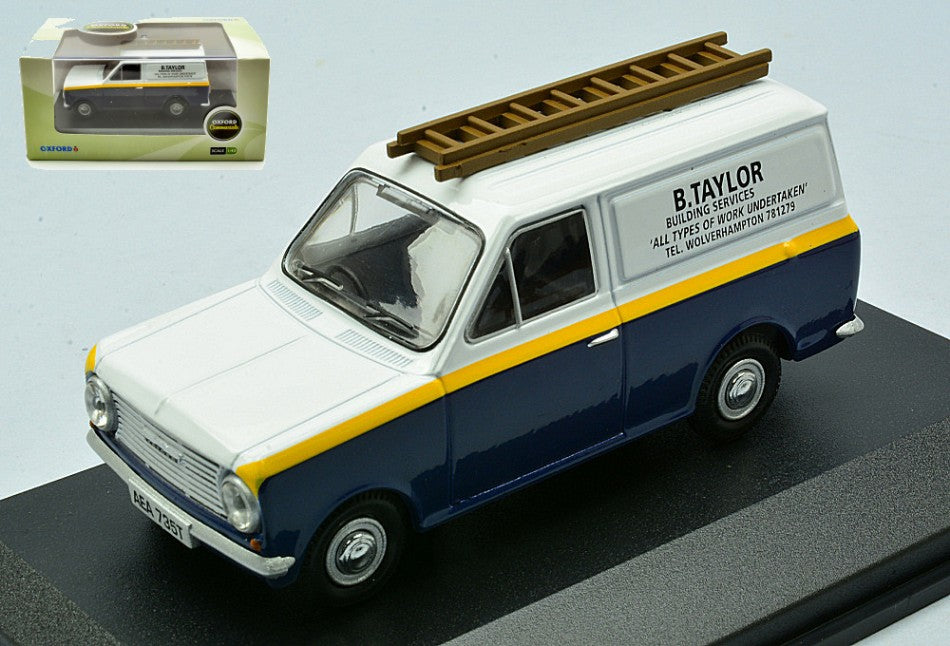 MODELLINO Oxford BEDFORD HA VAN B TAYLOR BUILDERS  1:43 MODEL SCALE OXFHA021 250506