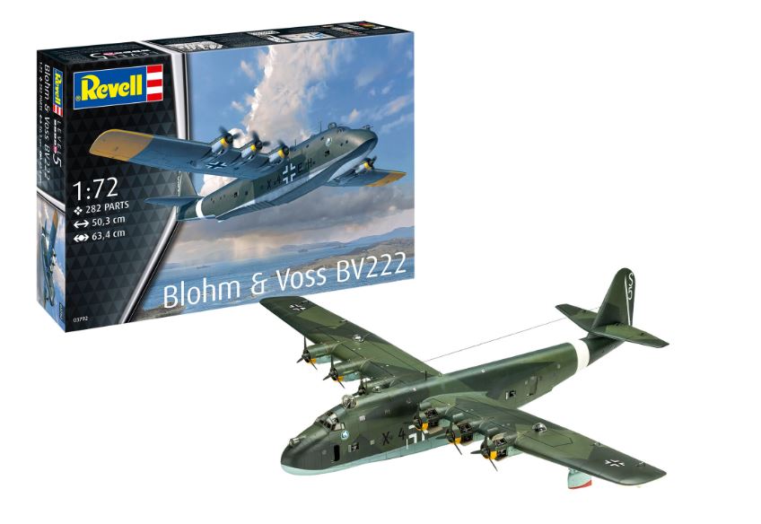 MODELLINO Revell BLOHM & VOSS BV222 KIT 1:72 MODEL SCALE RV03792 250506