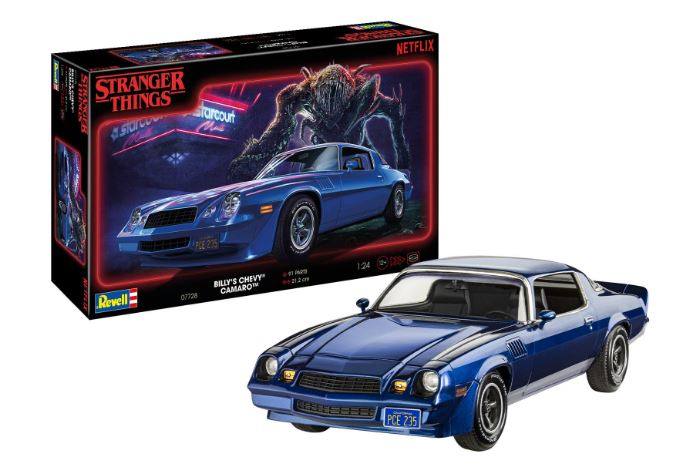 MODELLINO Revell CHEVY CAMARO Z/28 BILLY'S "STRANGER THINGS" KIT 1:24 MODEL SCALE RV07728 250506
