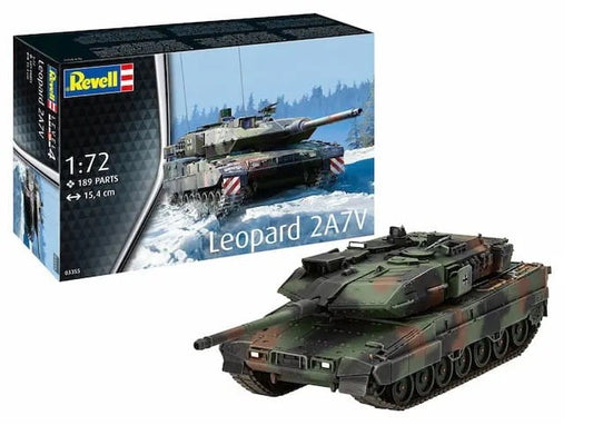 MODELLINO Revell LEOPARD 2A7V MODEL SET KIT 1:72 MODEL SCALE RV63355 250506