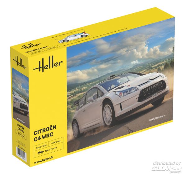 MODELLINO Heller CITROEN C4 WRC KIT 1:24 MODEL SCALE HL80756 250506
