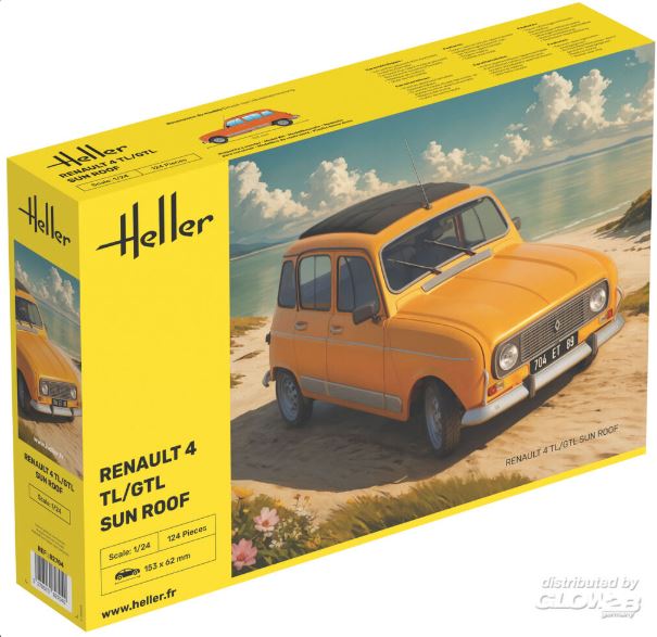 MODELLINO Heller RENAULT 4TL/GTL SUN ROOF KIT 1:24 MODEL SCALE HL82704 250506