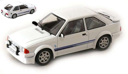MODELLINO ModelCarGroup FORD ESCORT MK III RS TURBO 1985 WHITE 1:18 MODEL SCALE MCG18419 250506