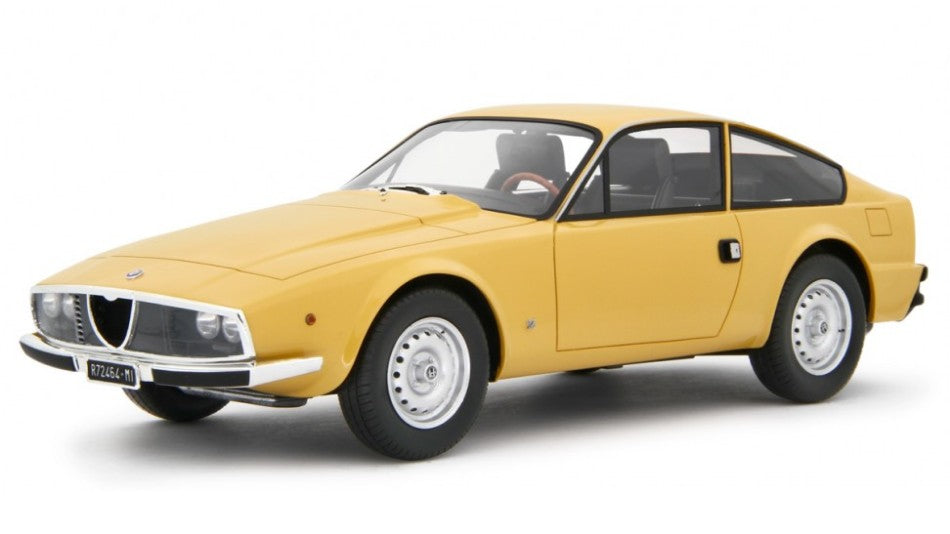 ALFA ROMEO GIULIA COUPE 1600 GT JUNIOR ZAGATO 1972 YELLOW 1:18 Scala 1:18 Laudo Racing
