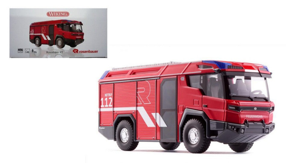 MODELLINO Wiking FIRE BRIGADE ROSENBAUER RT "R-WING DESIGN" 1:43 MODEL SCALE WK043110 250506